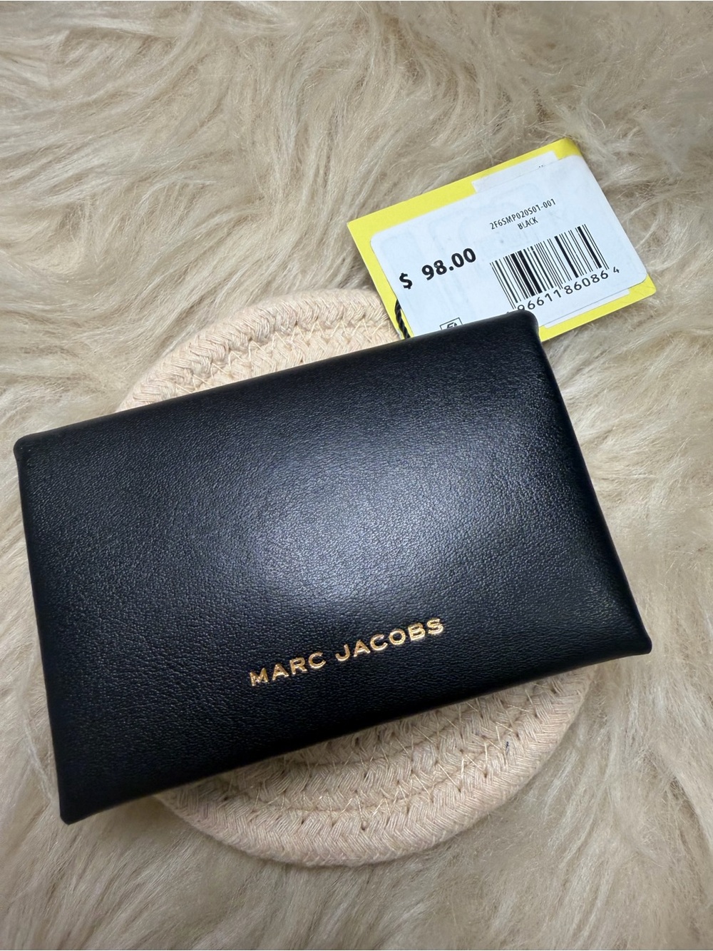Marc Jacobs Scene Snap Leather Card Holder - Picture 2 of 6